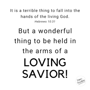 arms of loving savior