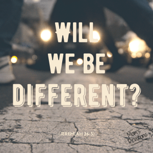 Will we be different_